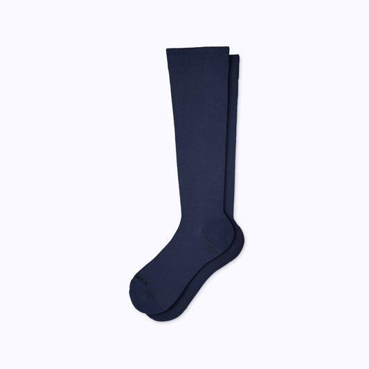 Knee-High Compression Socks – Solid Navy