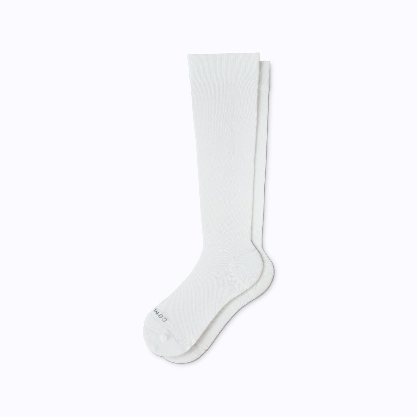 Knee-High Compression Socks – Solid White