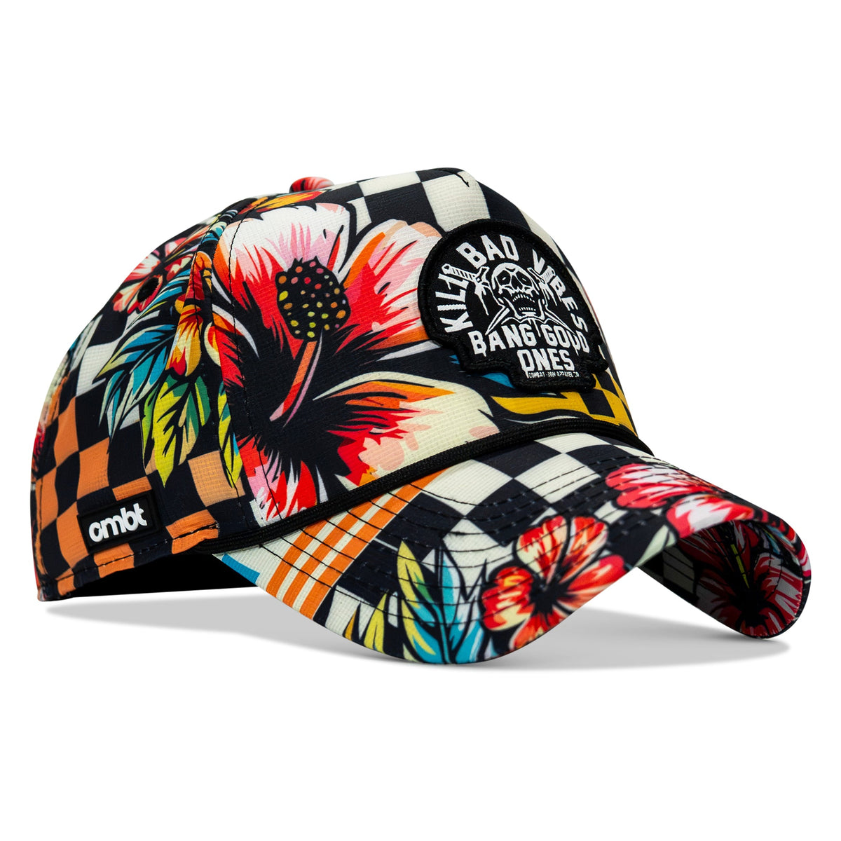 Kill Bad Vibes Skull Weekender Rope Snapback Hat