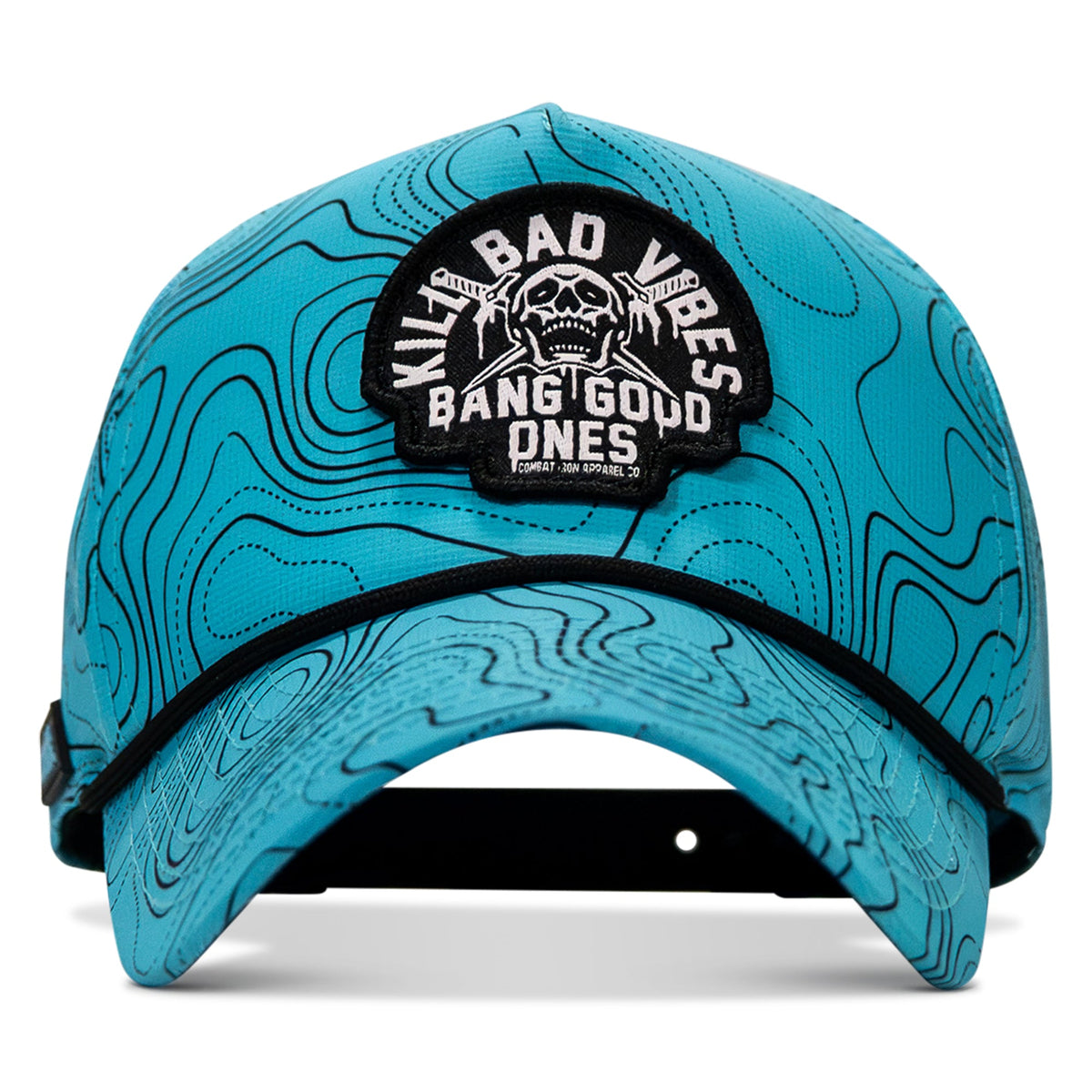 Kill Bad Vibes Skull Weekender Rope Snapback Hat