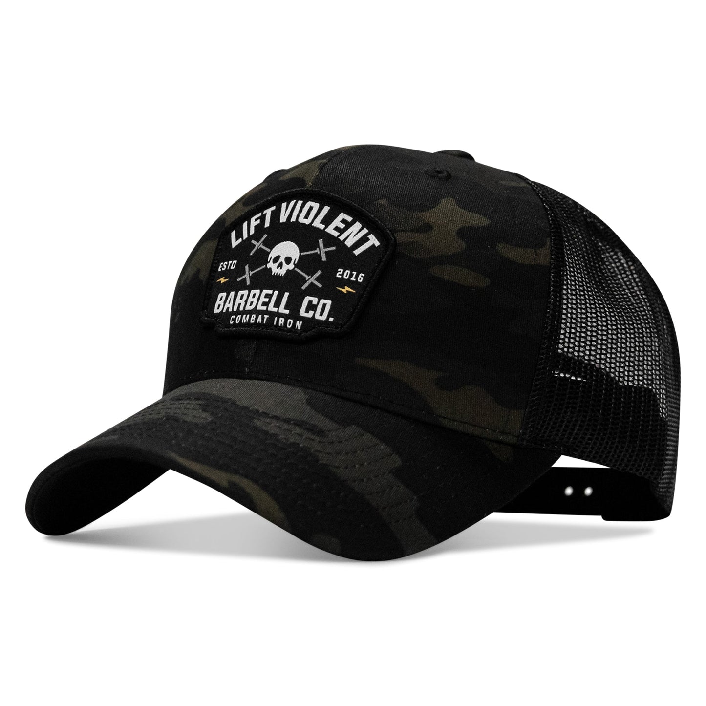 Lift Violent Barbell Co Patch Snapback Hat