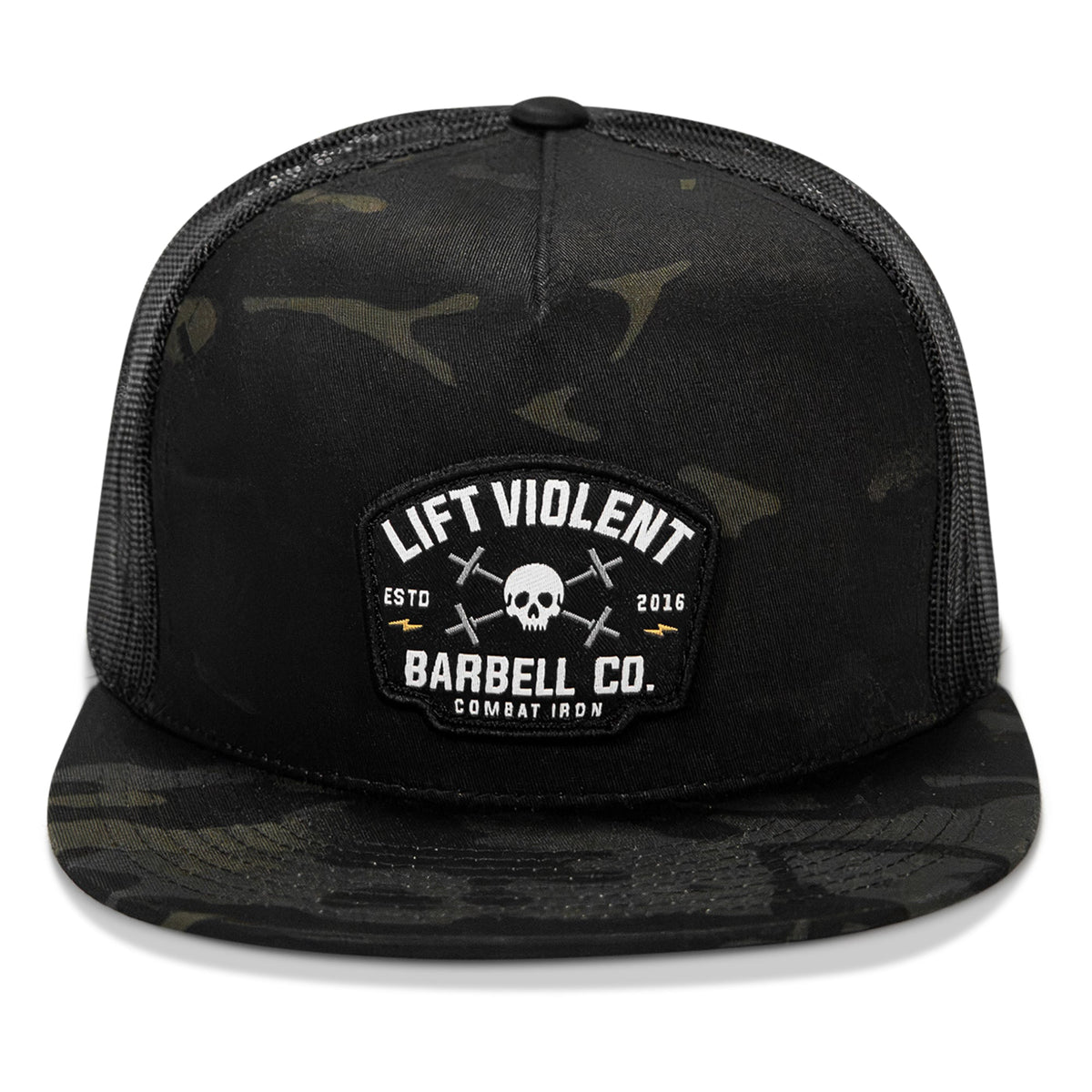 Lift Violent Barbell Co Patch Flatbill Snapback Hat