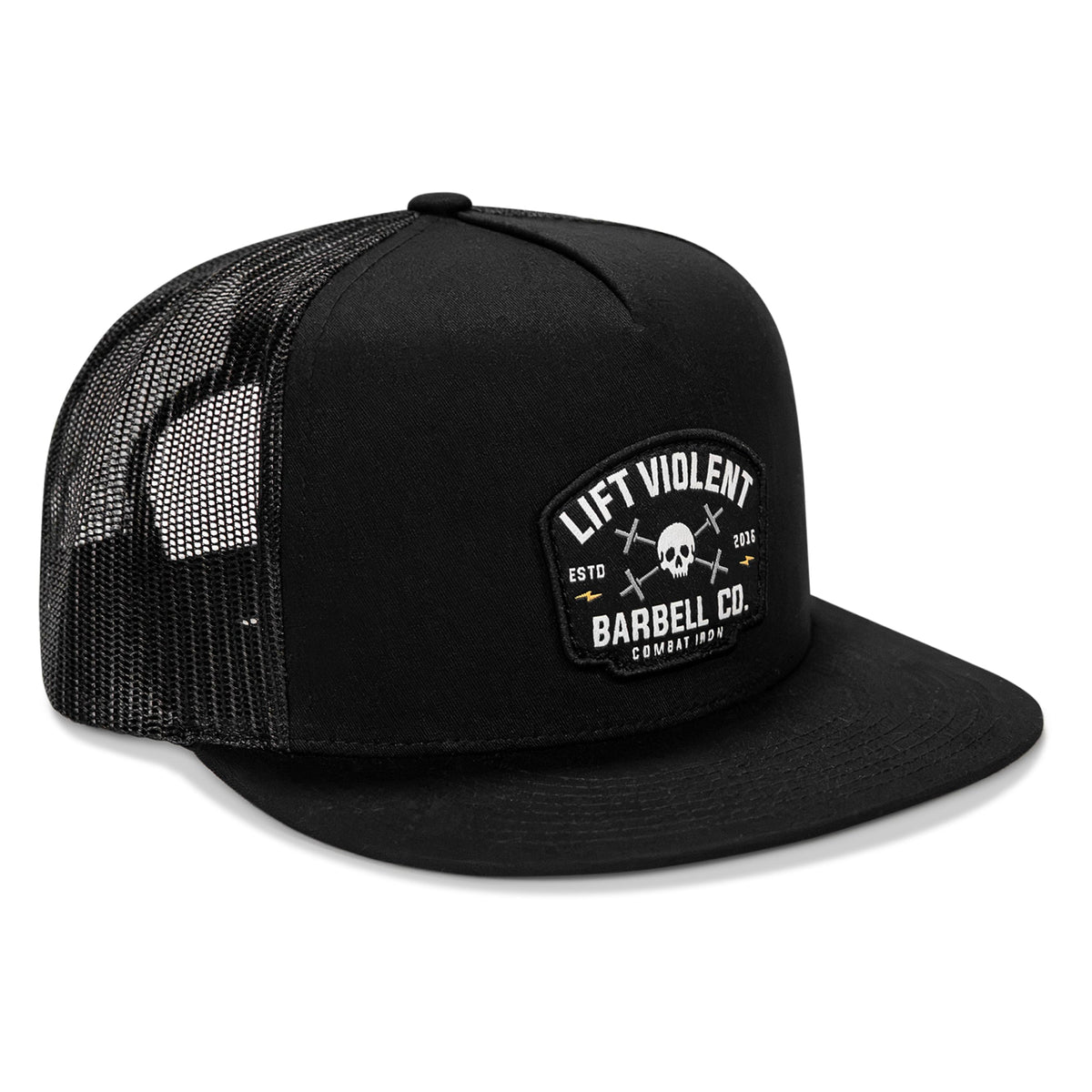 Lift Violent Barbell Co Patch Flatbill Snapback Hat