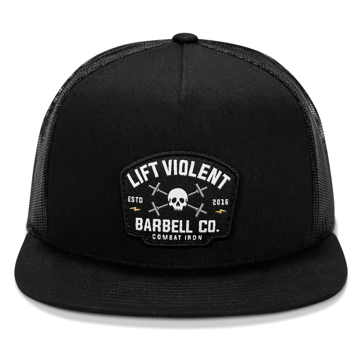 Lift Violent Barbell Co Patch Flatbill Snapback Hat