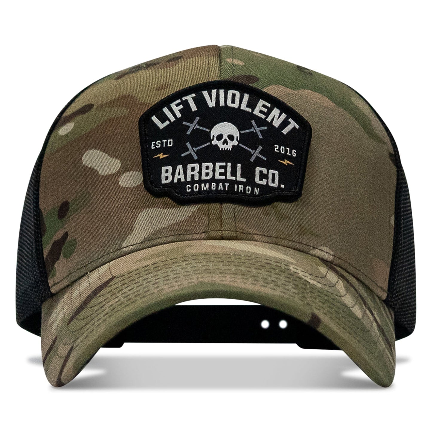 Lift Violent Barbell Co Patch Snapback Hat