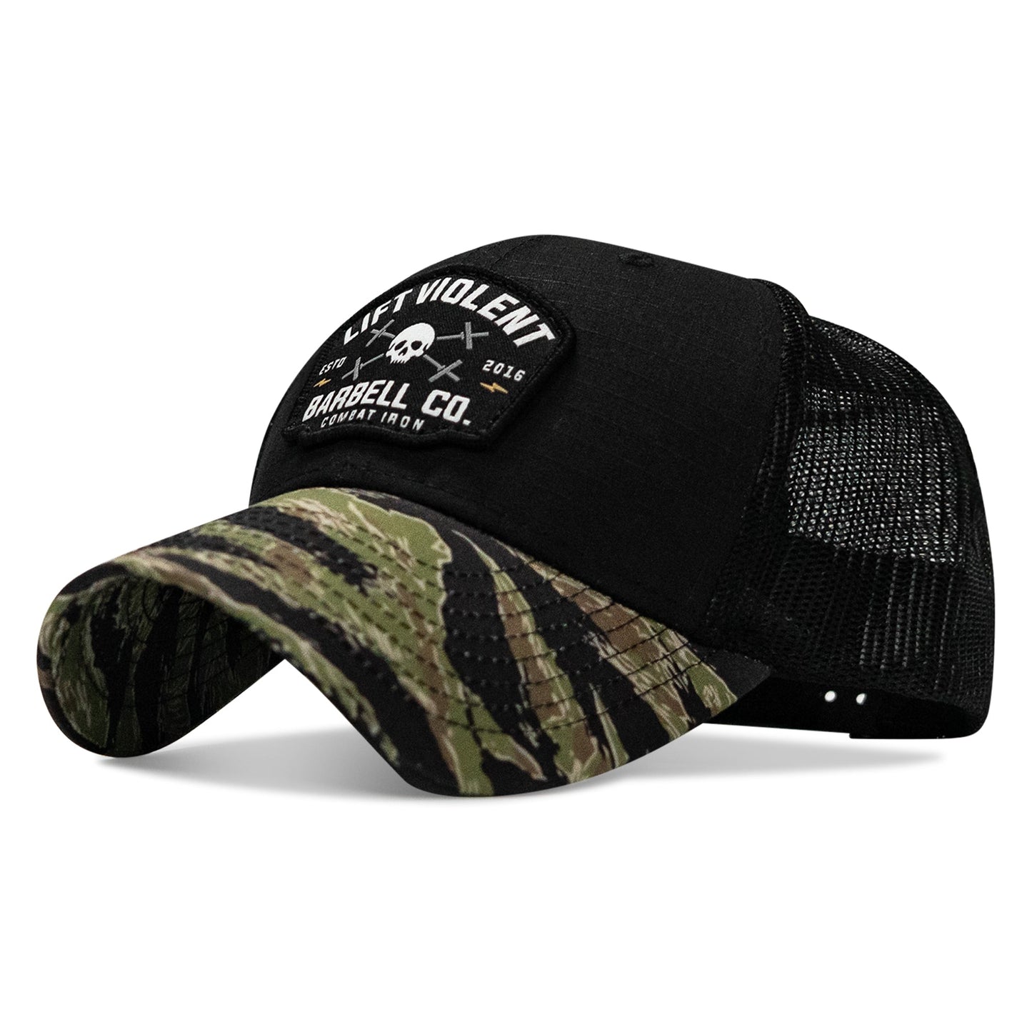 Lift Violent Barbell Co Patch Original Ripstop Snapback Hat
