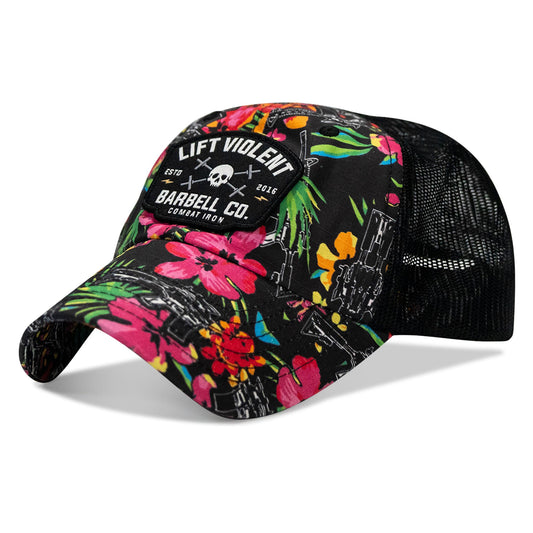 Lift Violent Barbell Co Patch. Tactical Ripstop Mesh Snapback Hat
