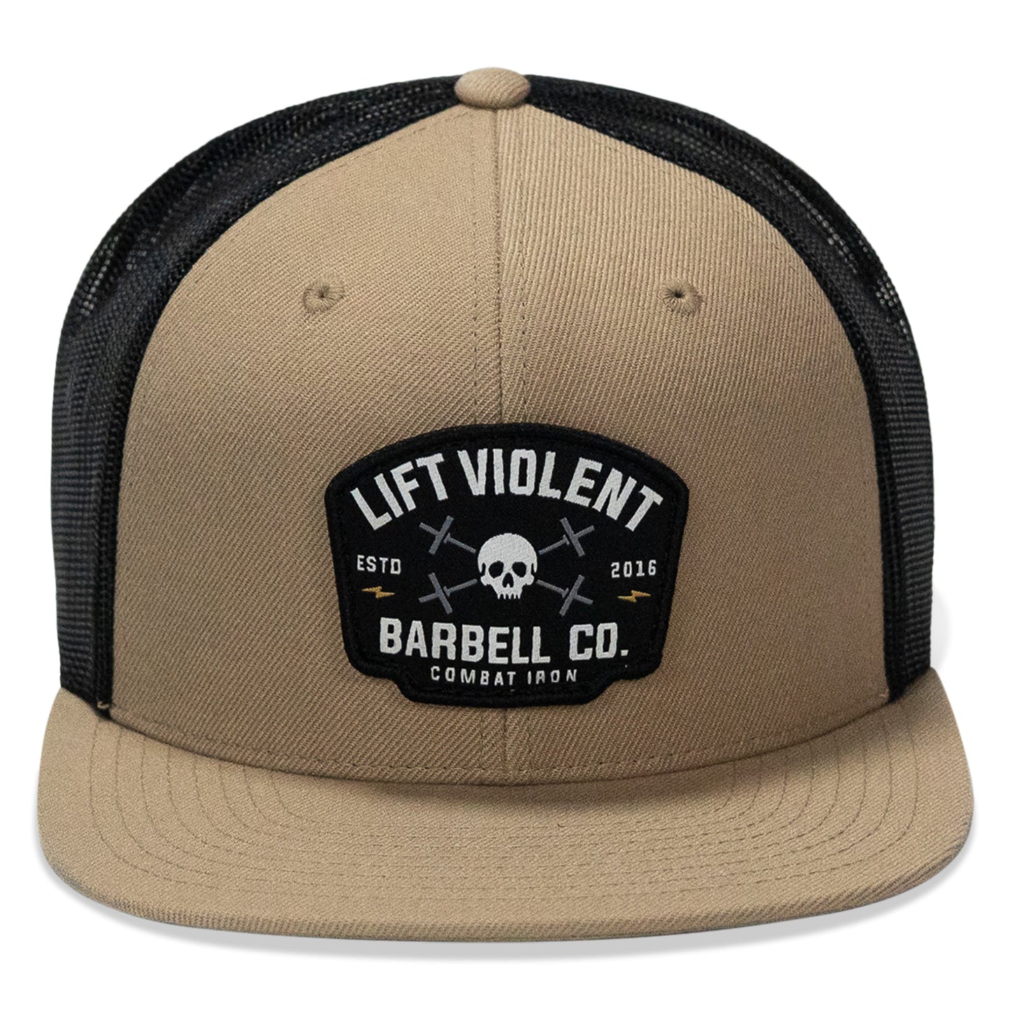 Lift Violent Barbell Co Patch Flatbill Snapback Hat