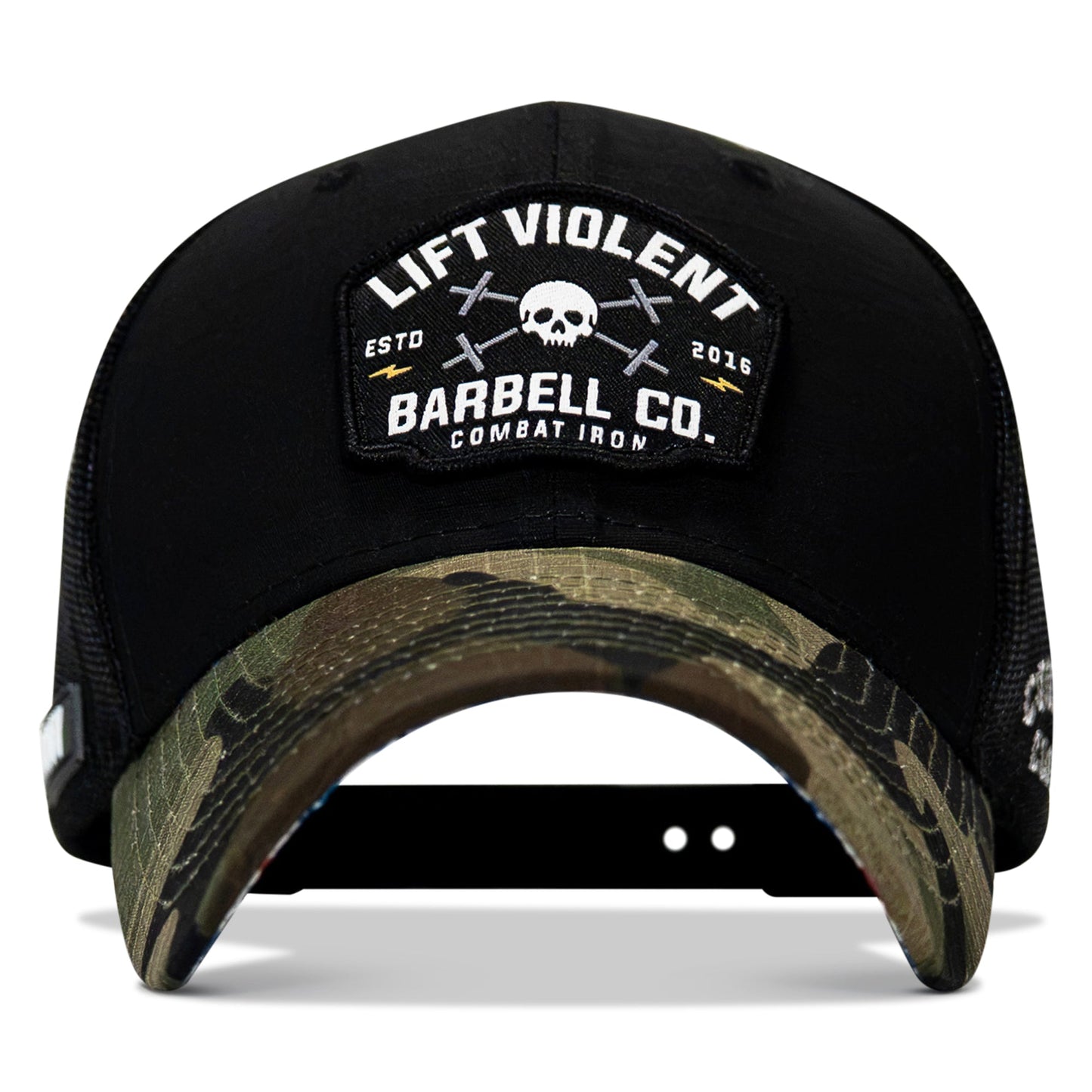 Lift Violent Barbell Co Patch Original Ripstop Snapback Hat