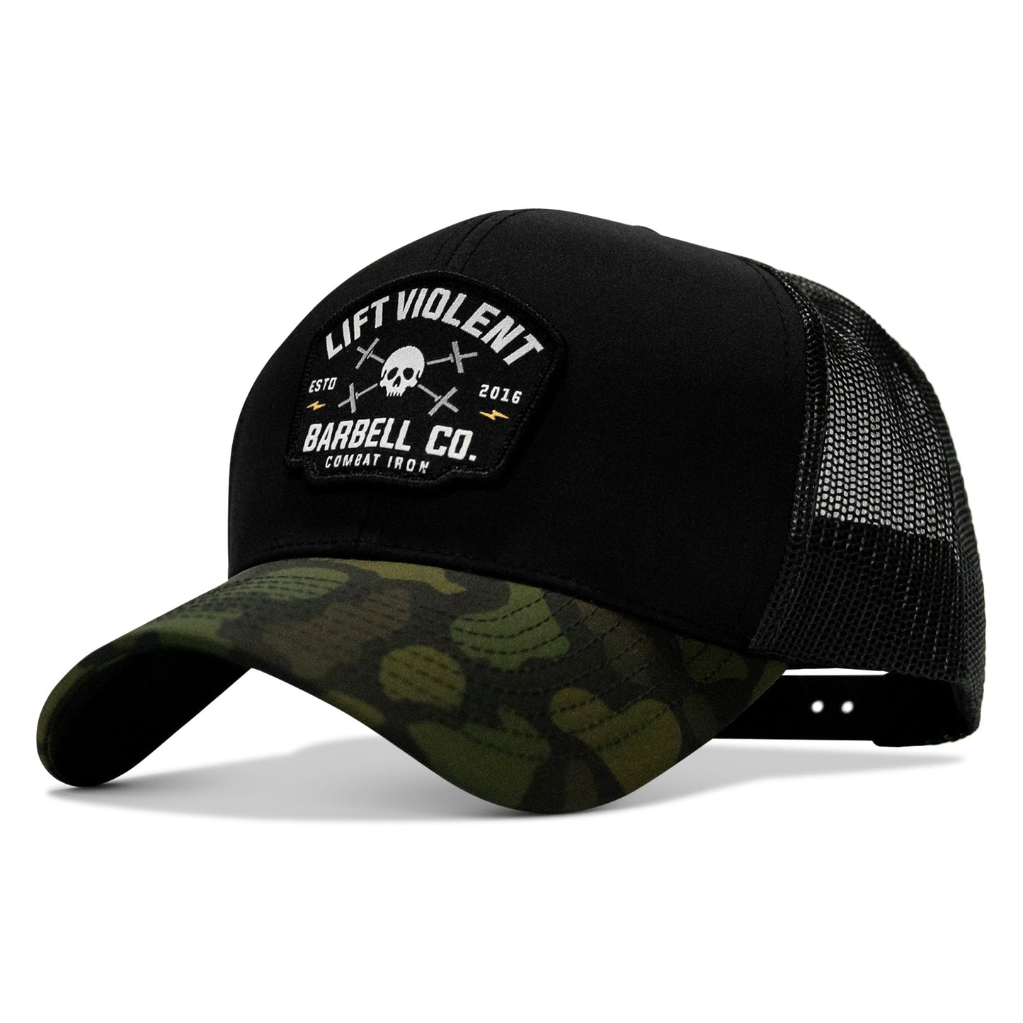 Lift Violent Barbell Co Patch Snapback Hat