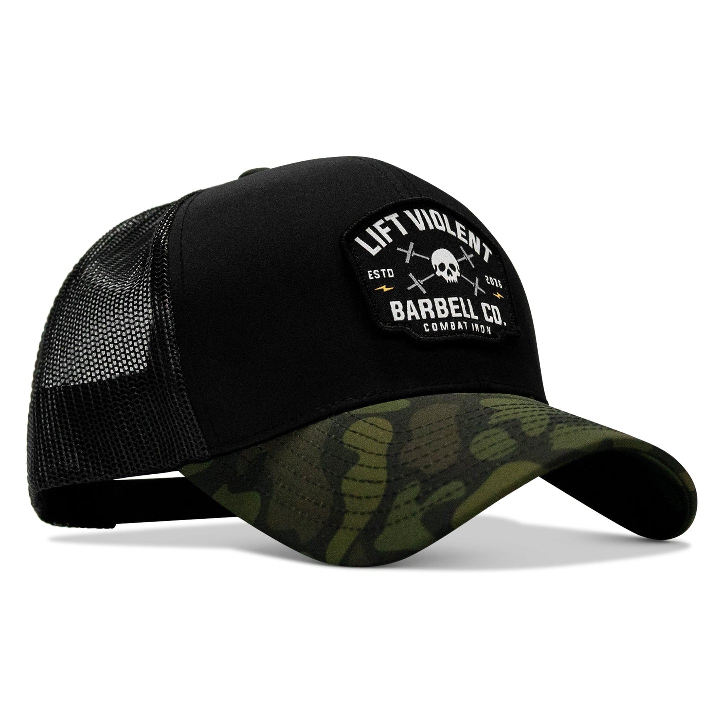 Lift Violent Barbell Co Patch Snapback Hat