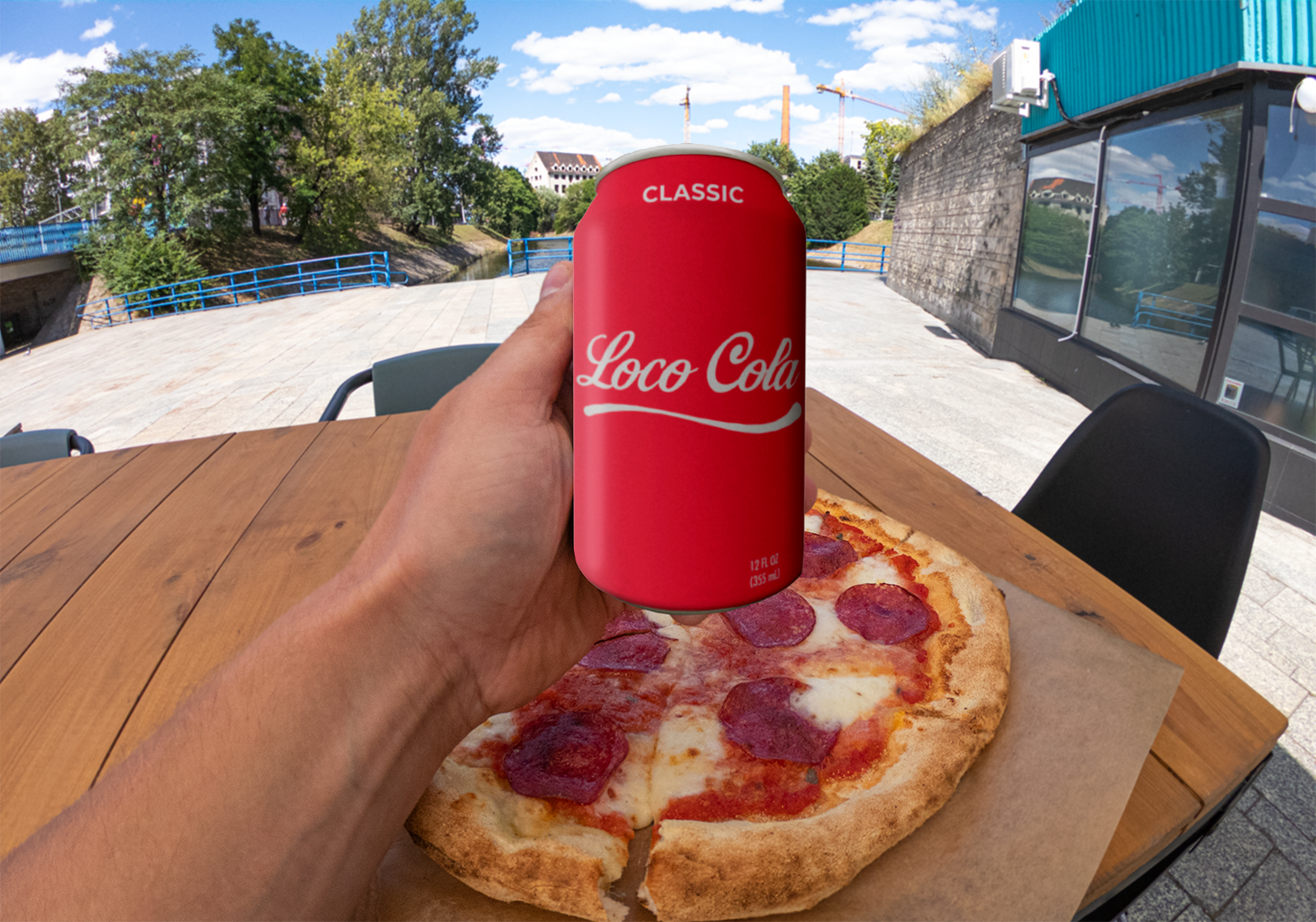 Loco Cola Silicone Sleeve Hide a Beer