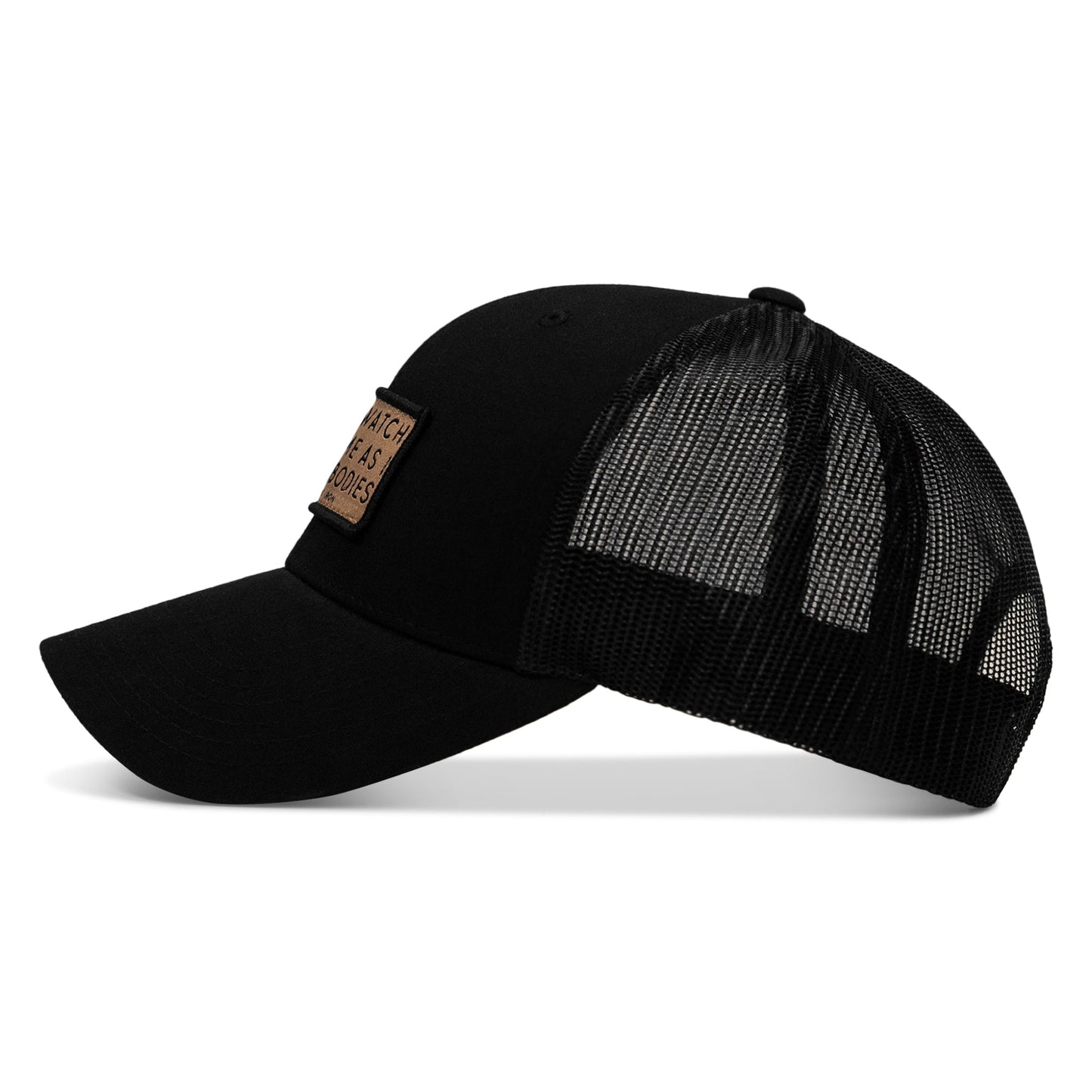 Lord Watch Over Me As I Stack Bodies Tan Patch Snapback Hat
