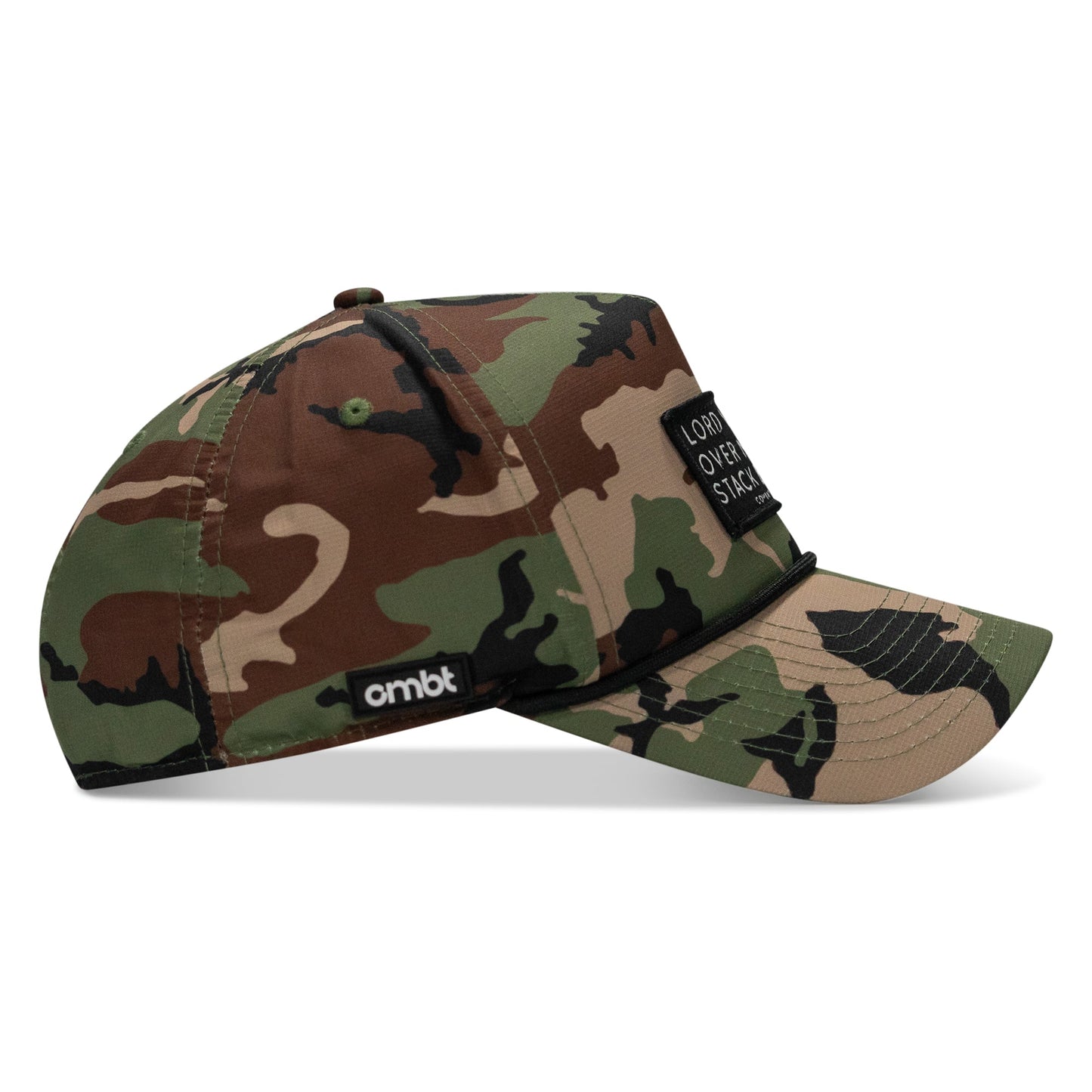 Lord Watch Over Me As I Stack Bodies Patch Waterproof Weekender Snapback