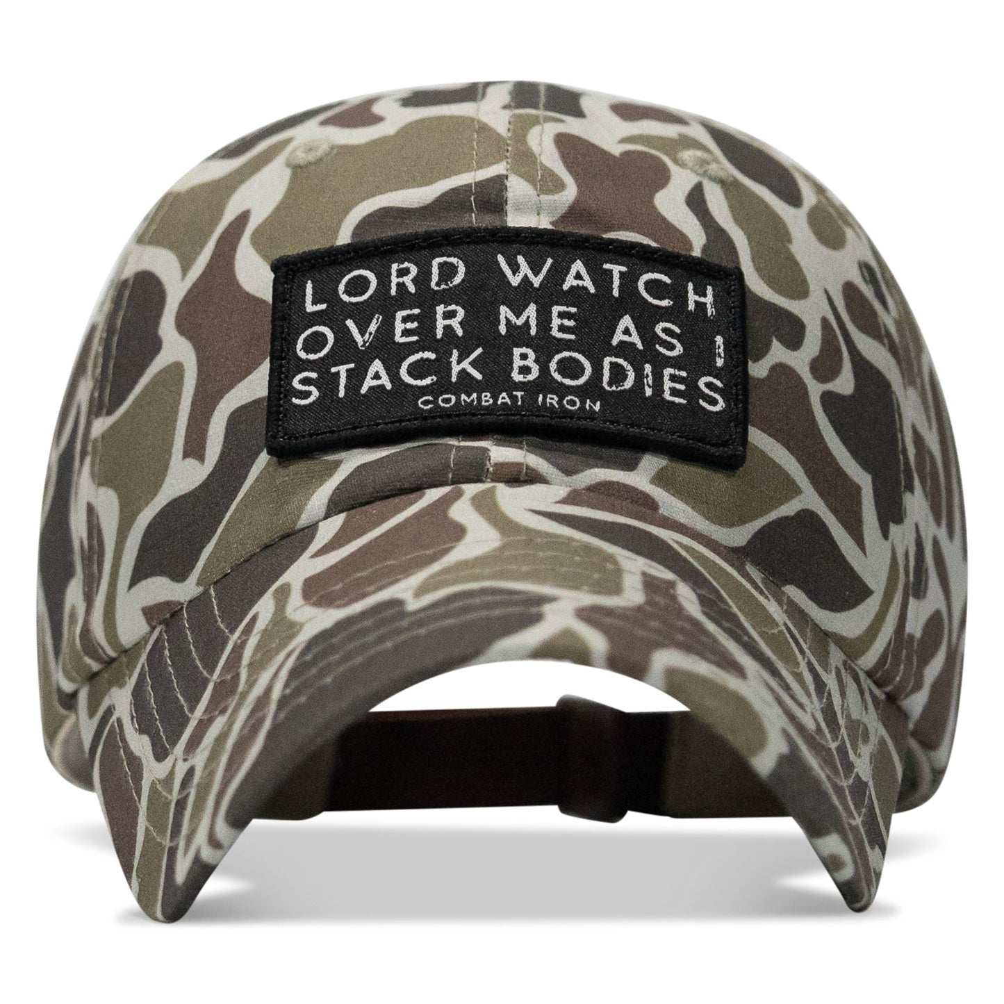 Lord Watch Over Me As I Stack Bodies Patch Tactical Ripstop Mesh Snapback Hat