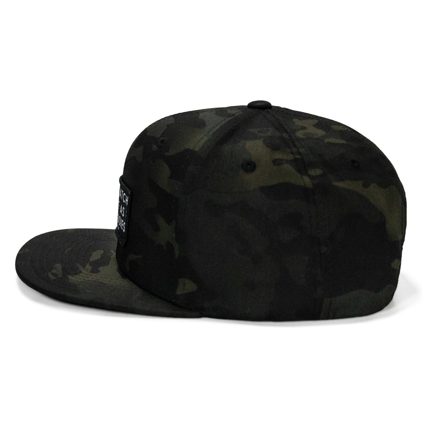 Lord Watch Over Me As I Stack Bodies Patch Flatbill Hat