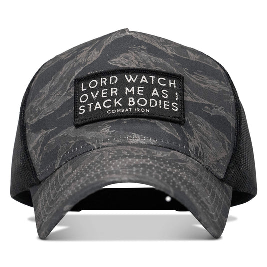 Lord Watch Over Me As I Stack Bodies Patch Five Panel Breacher Snapback Hat