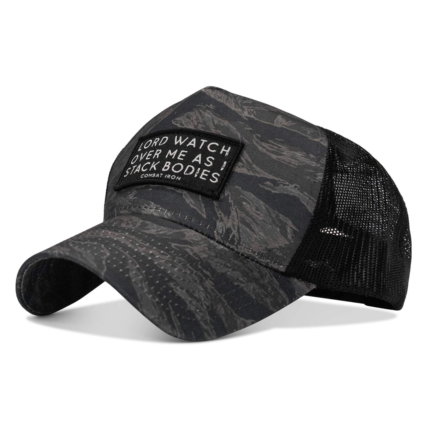 Lord Watch Over Me As I Stack Bodies Patch Five Panel Breacher Snapback Hat