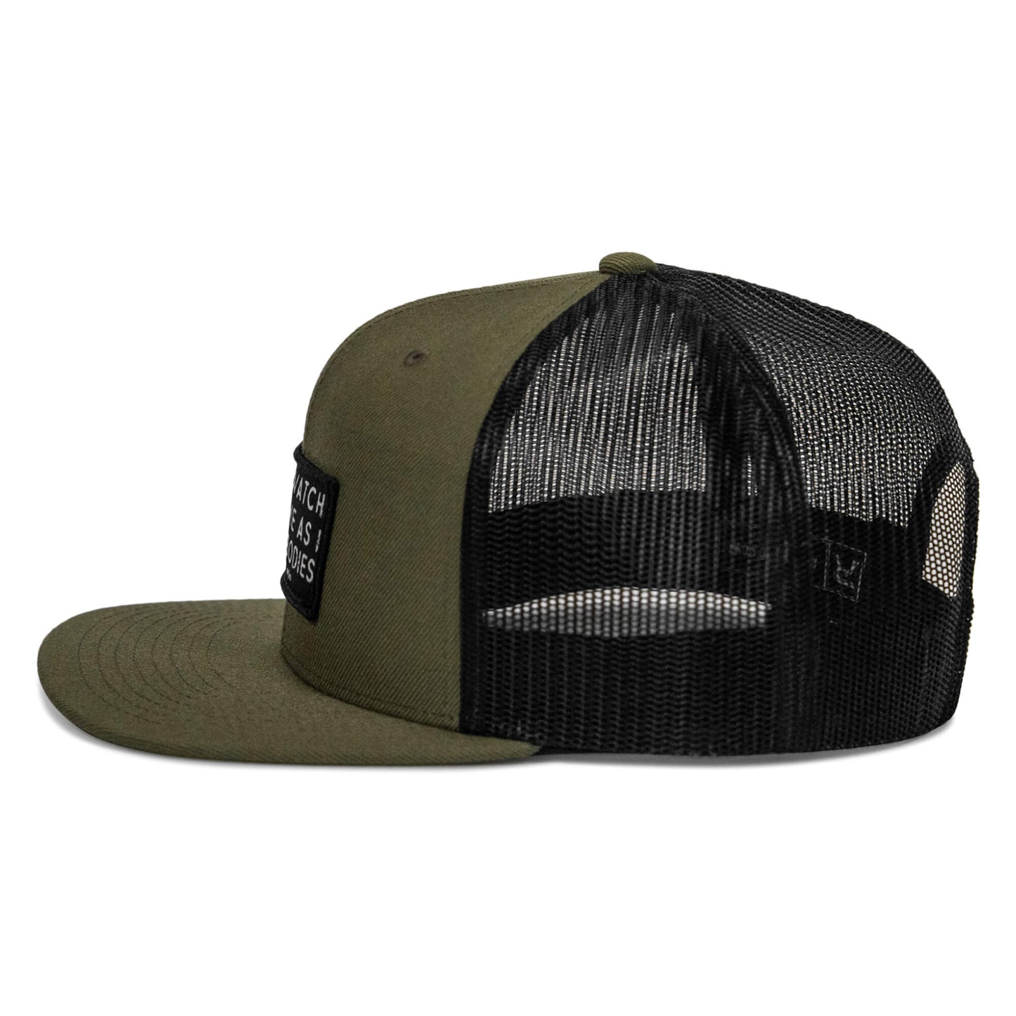 Lord Watch Over Me As I Stack Bodies Patch Flatbill SnapBack Hat