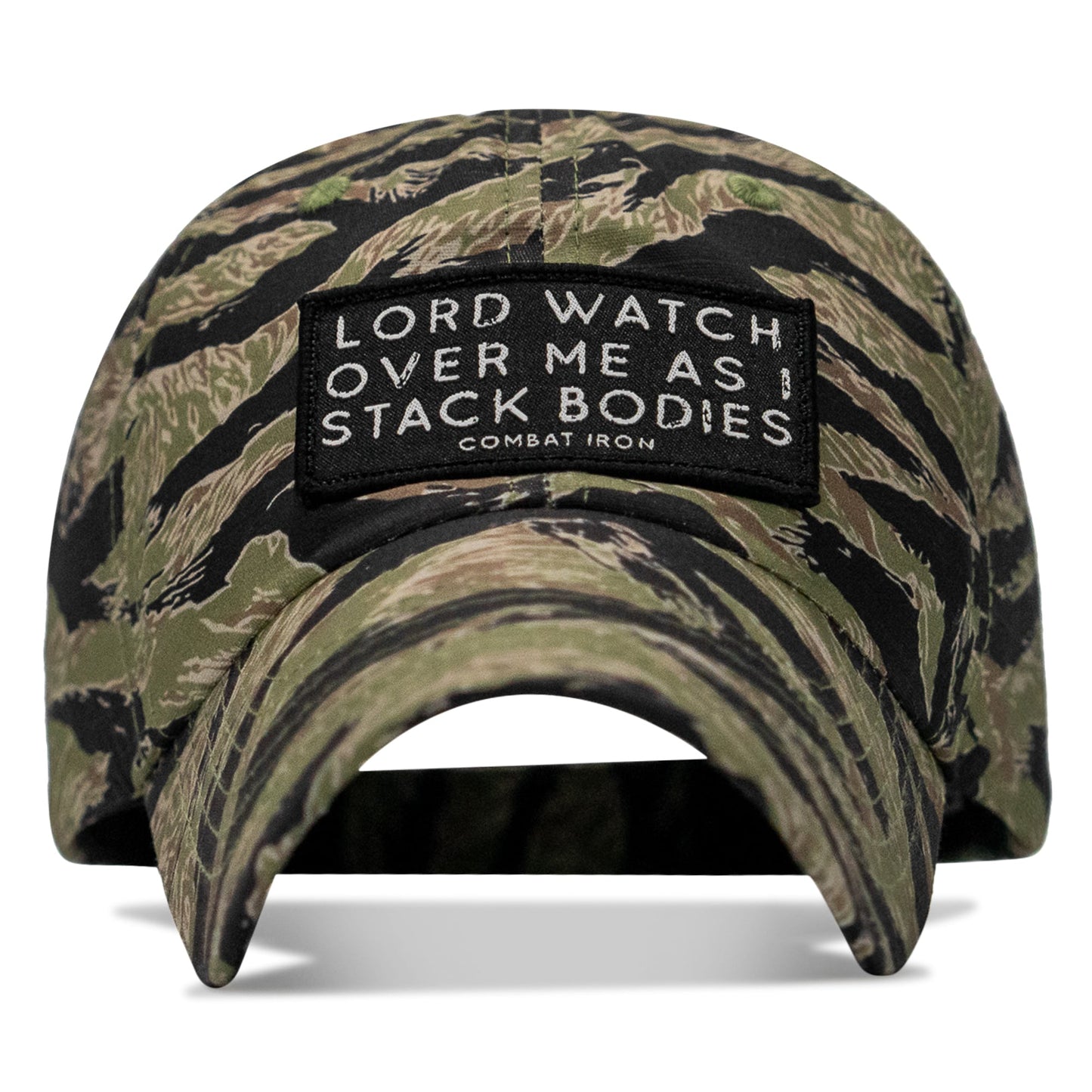 Lord Watch Over Me As I Stack Bodies Patch Tactical Ripstop Mesh Snapback Hat