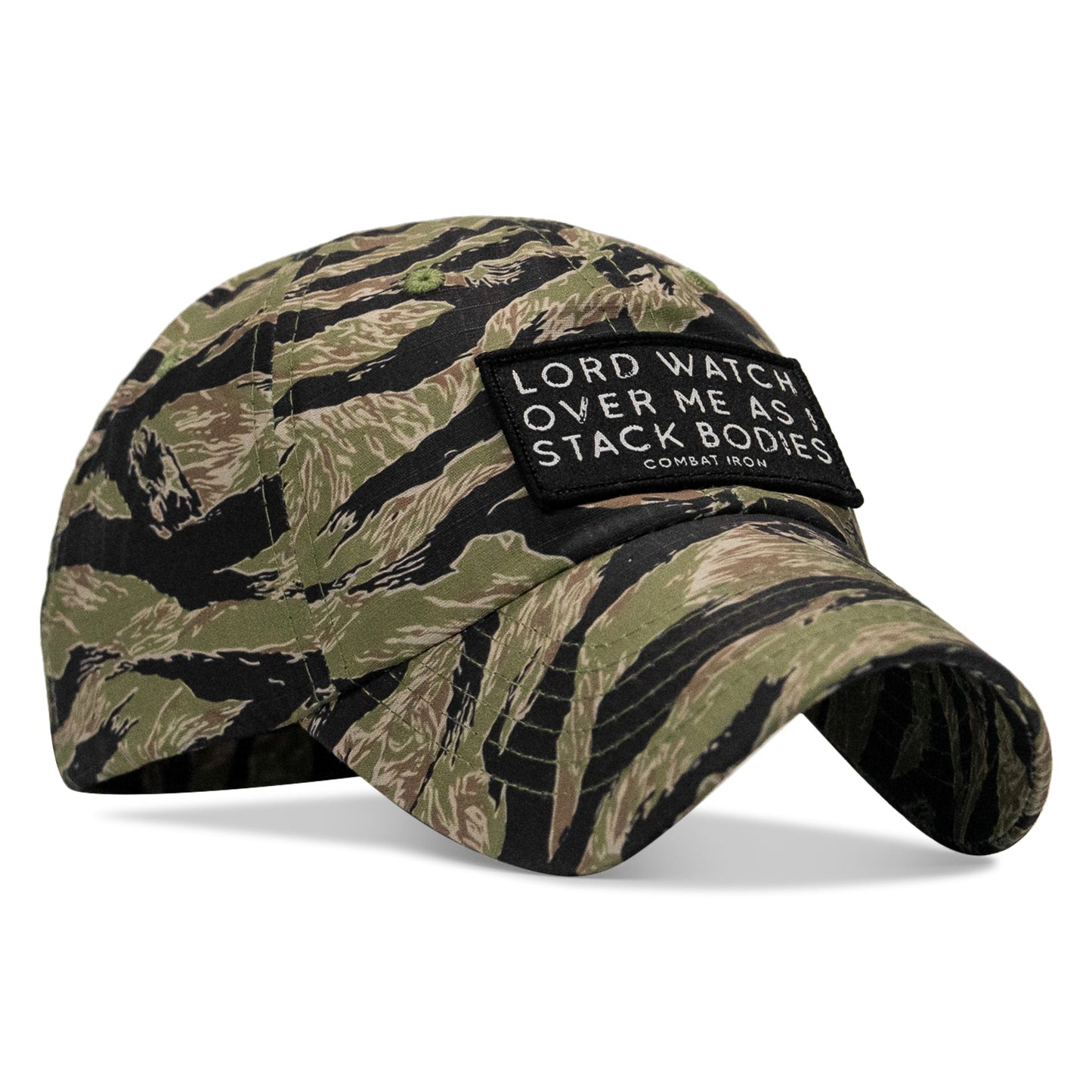 Lord Watch Over Me As I Stack Bodies Patch Tactical Ripstop Mesh Snapback Hat