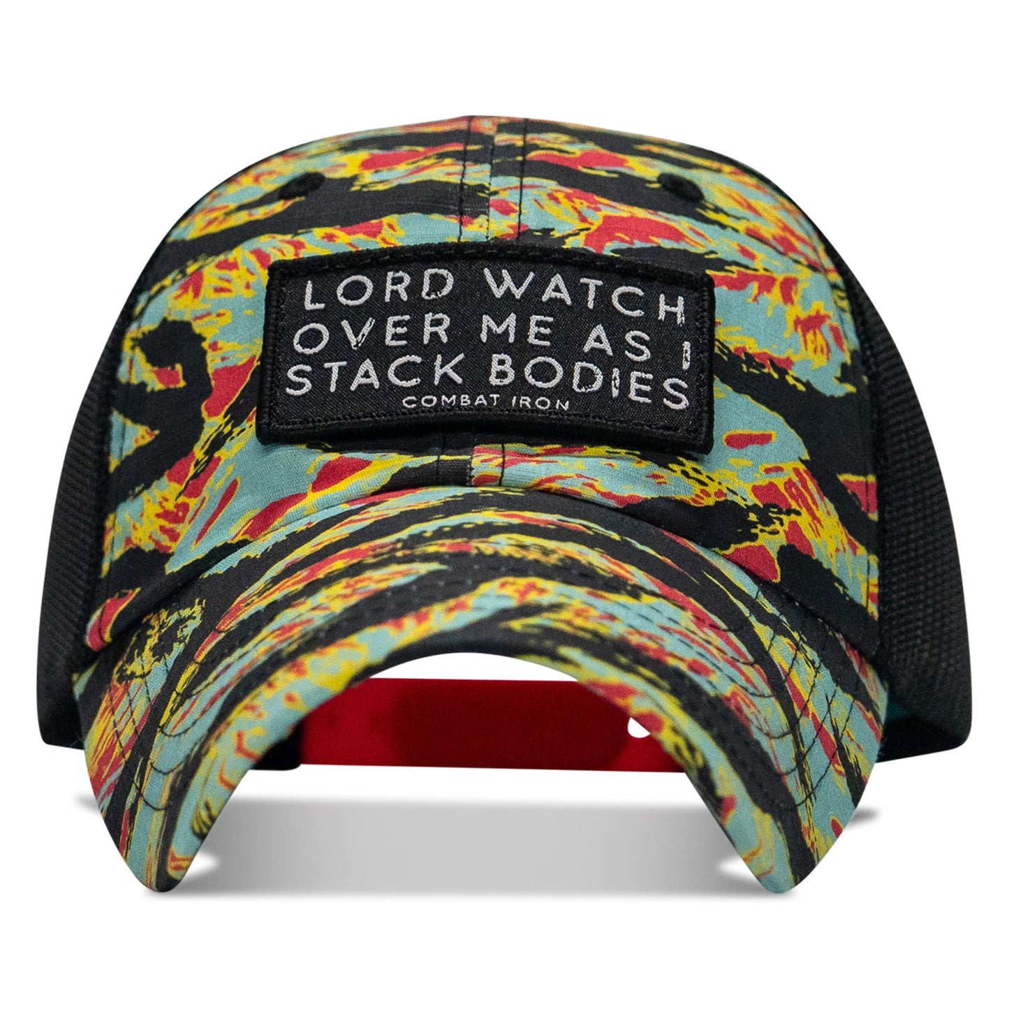 Lord Watch Over Me As I Stack Bodies Patch Tactical Ripstop Mesh Snapback Hat