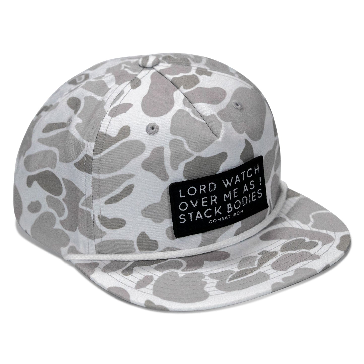 Lord Watch Over Me As I Stack Bodies Patch Flatbill Hat
