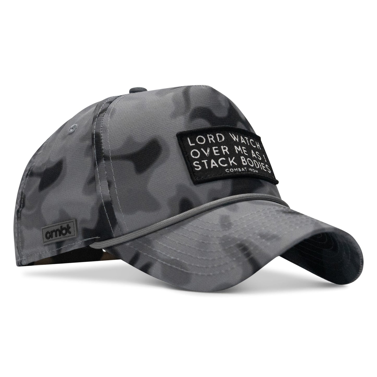 Lord Watch Over Me As I Stack Bodies Patch Waterproof Weekender Snapback