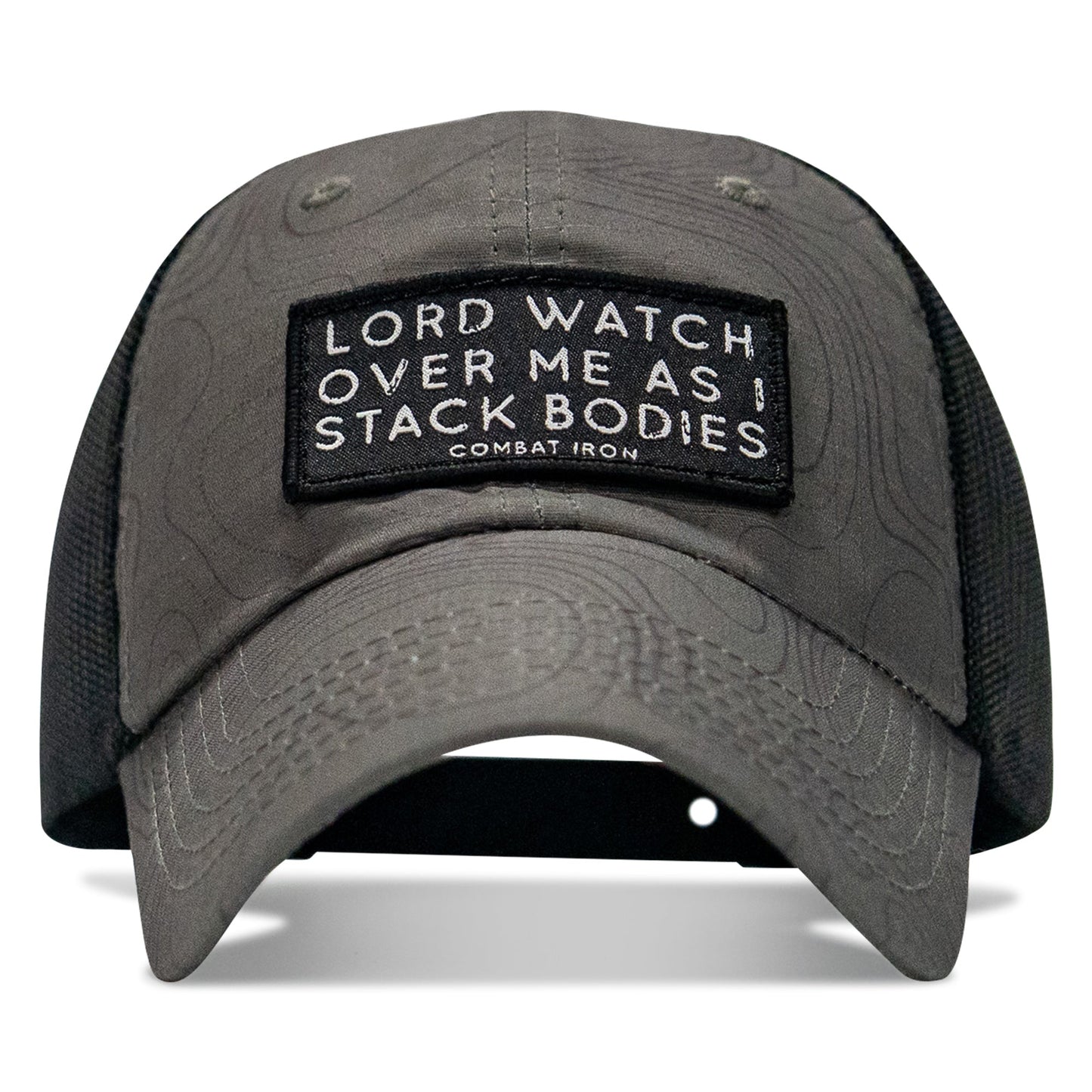 Lord Watch Over Me As I Stack Bodies Patch Tactical Ripstop Mesh Snapback Hat