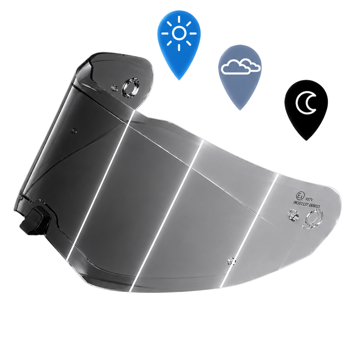 Legacy Shield Outer- Photochromic Smoke