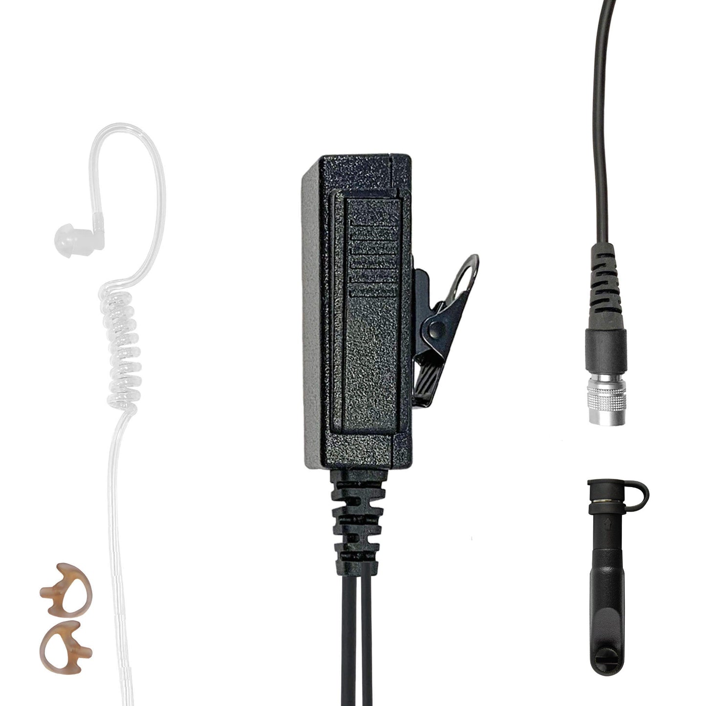 Mic & Earpiece Radio Kit - Quick Disconnect (Hirose) Harris/Tait TP3000/7110/7100/8000/9000 Series