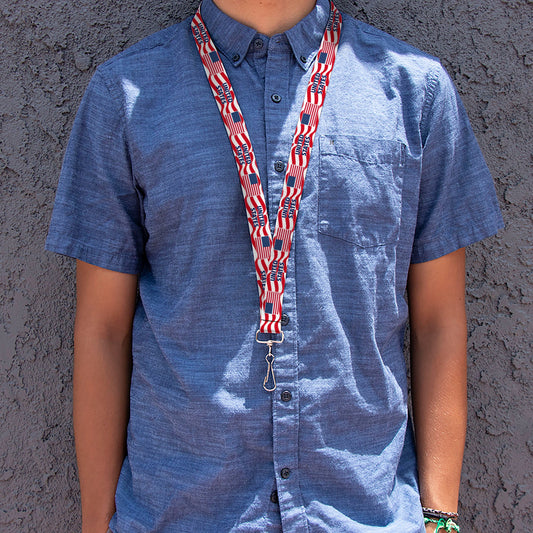 Lanyard - 1.0" - Global Soccer Cup Series United States Spirit Flag