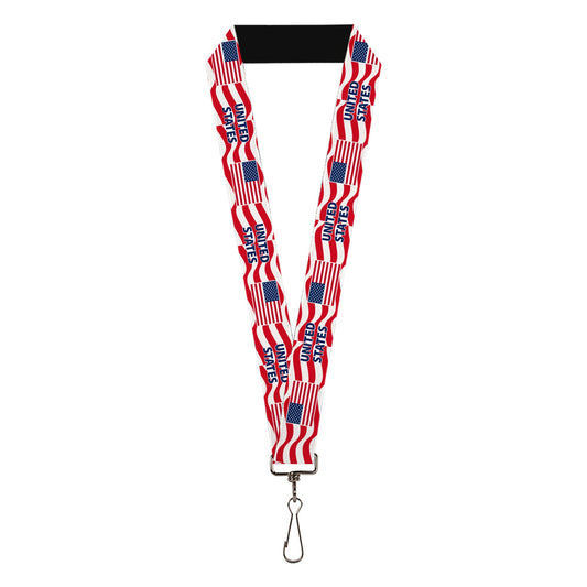 Lanyard - 1.0" - Global Soccer Cup Series United States Spirit Flag