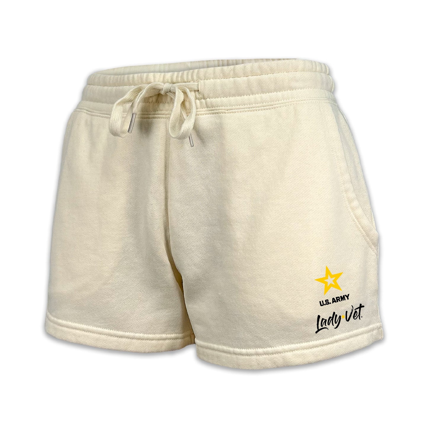 Army Lady Vet Ladies Fleece Shorts (4 colors available)