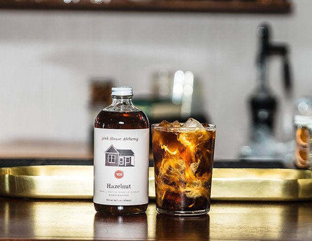 Hazelnut Simple Syrup by Pink House Alchemy