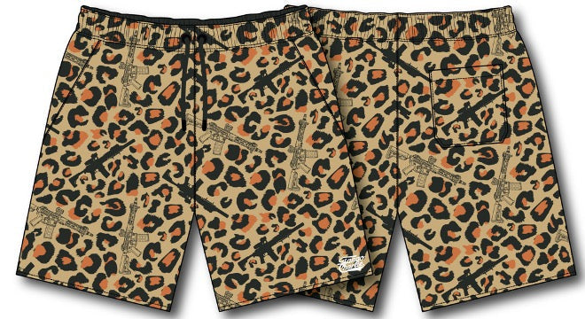 Men's Performance Training Shorts | 5.5"- Loaded Leopard