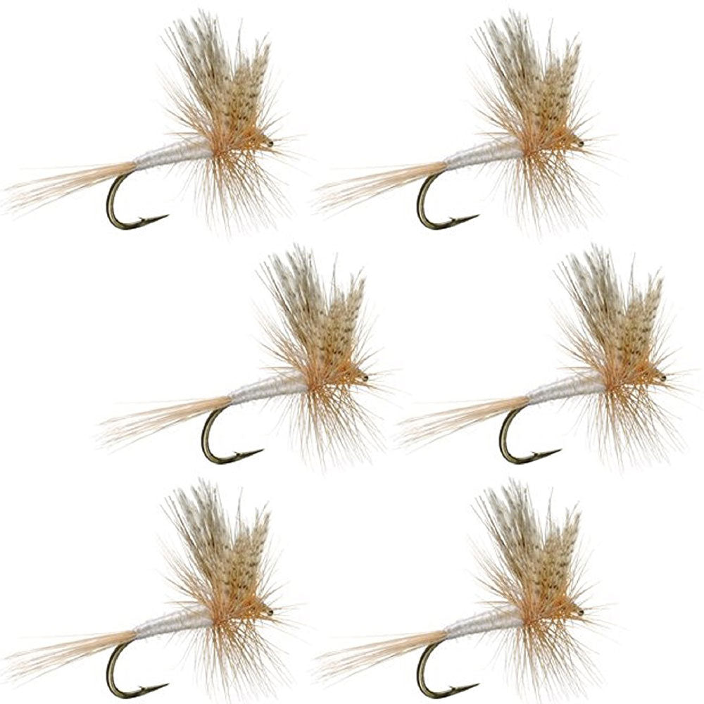 Light Cahill Classic Trout Dry Fly Fishing Flies - 6 Flies Size 12