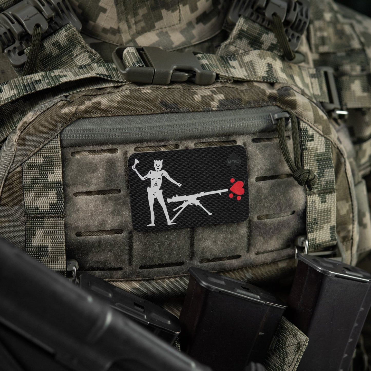 M-Tac Patch Flag Black Beard