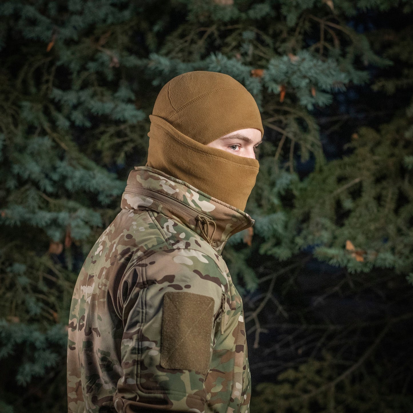 M-Tac Anatomical Neck Gaiter with Drawcord Polartec