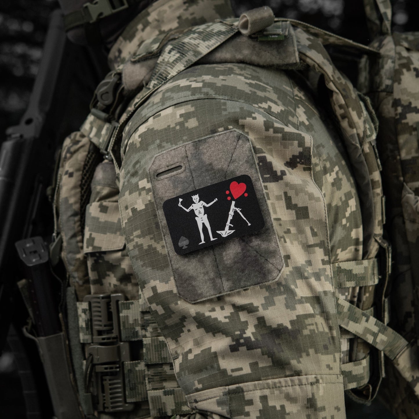 M-Tac Patch Flag Black Beard