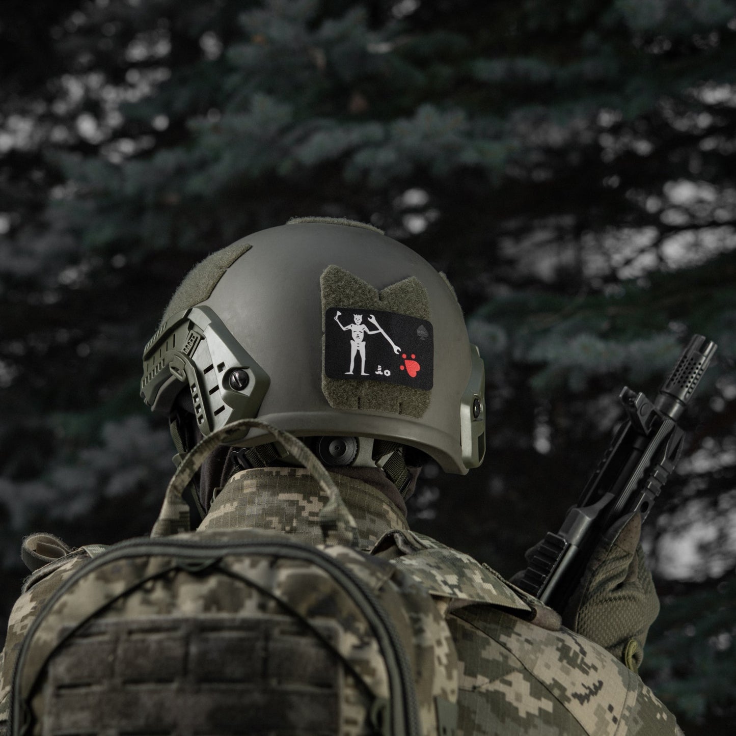 M-Tac Patch Flag Black Beard