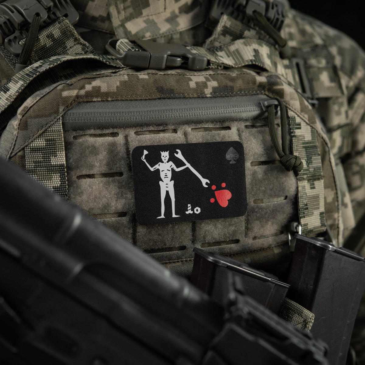 M-Tac Patch Flag Black Beard