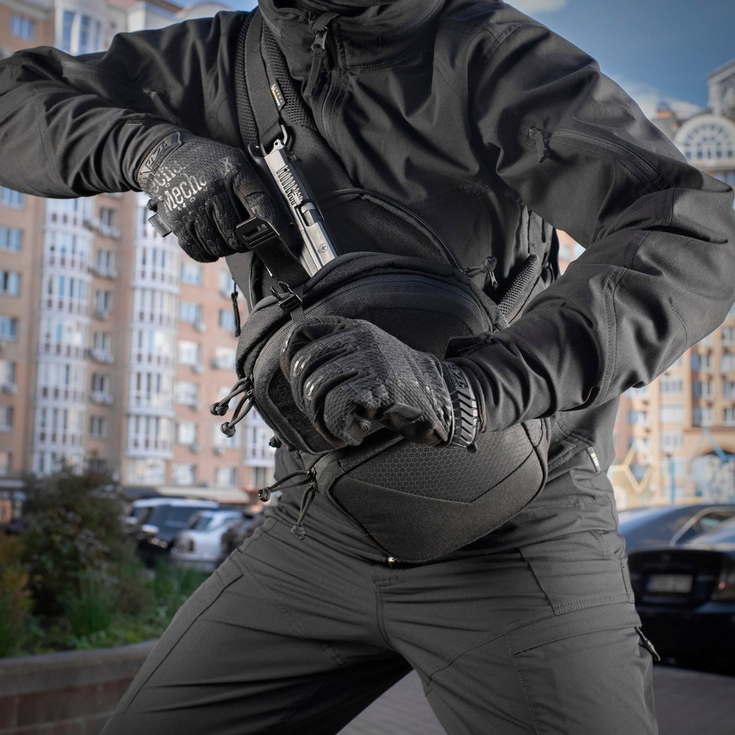 M-Tac Buckler Sling Bag Elite Hex