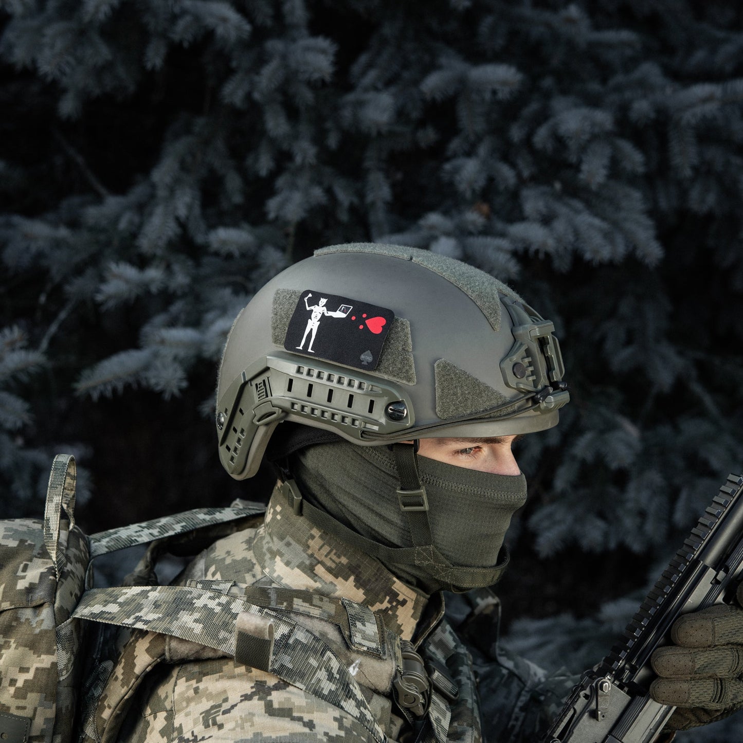 M-Tac Patch Flag Black Beard