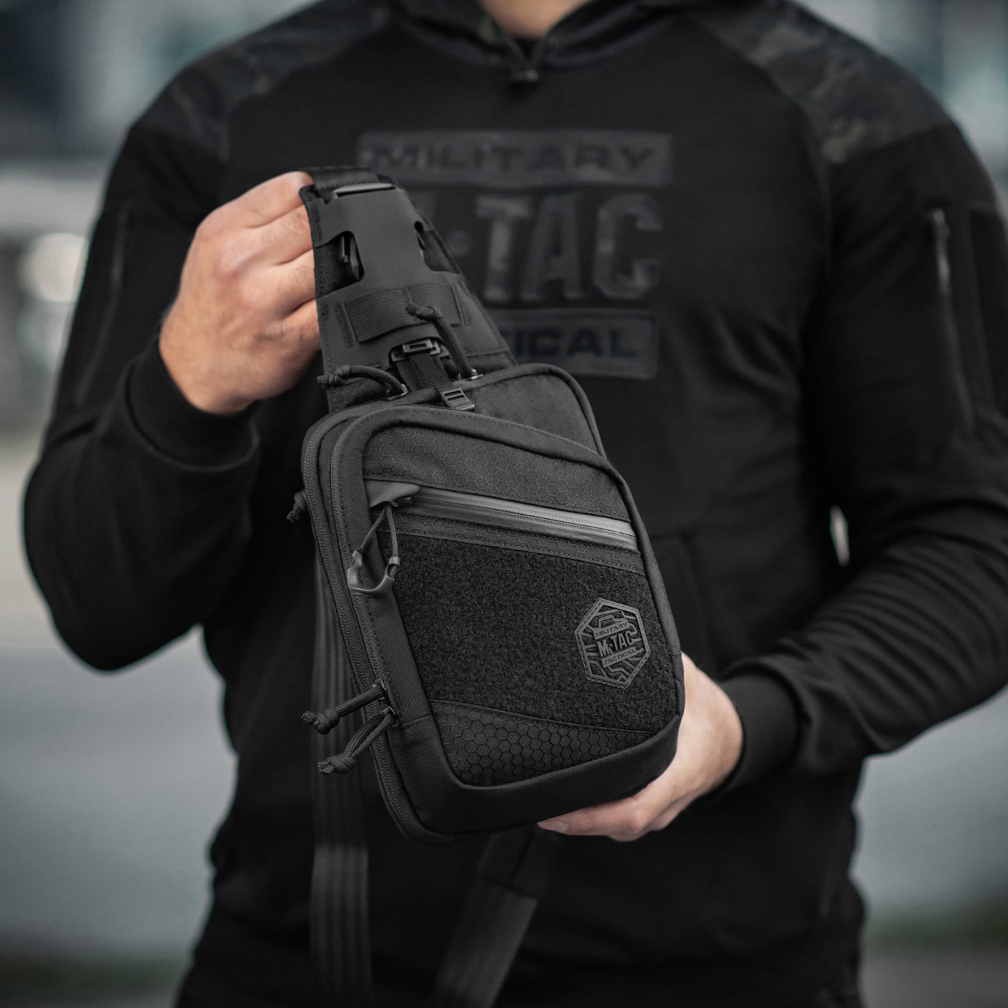 M-Tac Sling Pistol Bag Hex with Loop Panel