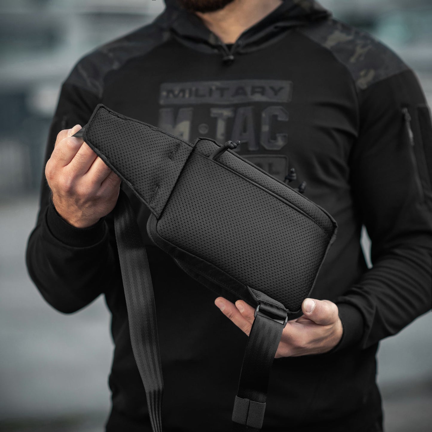 M-Tac Sling Pistol Bag Hex with Loop Panel