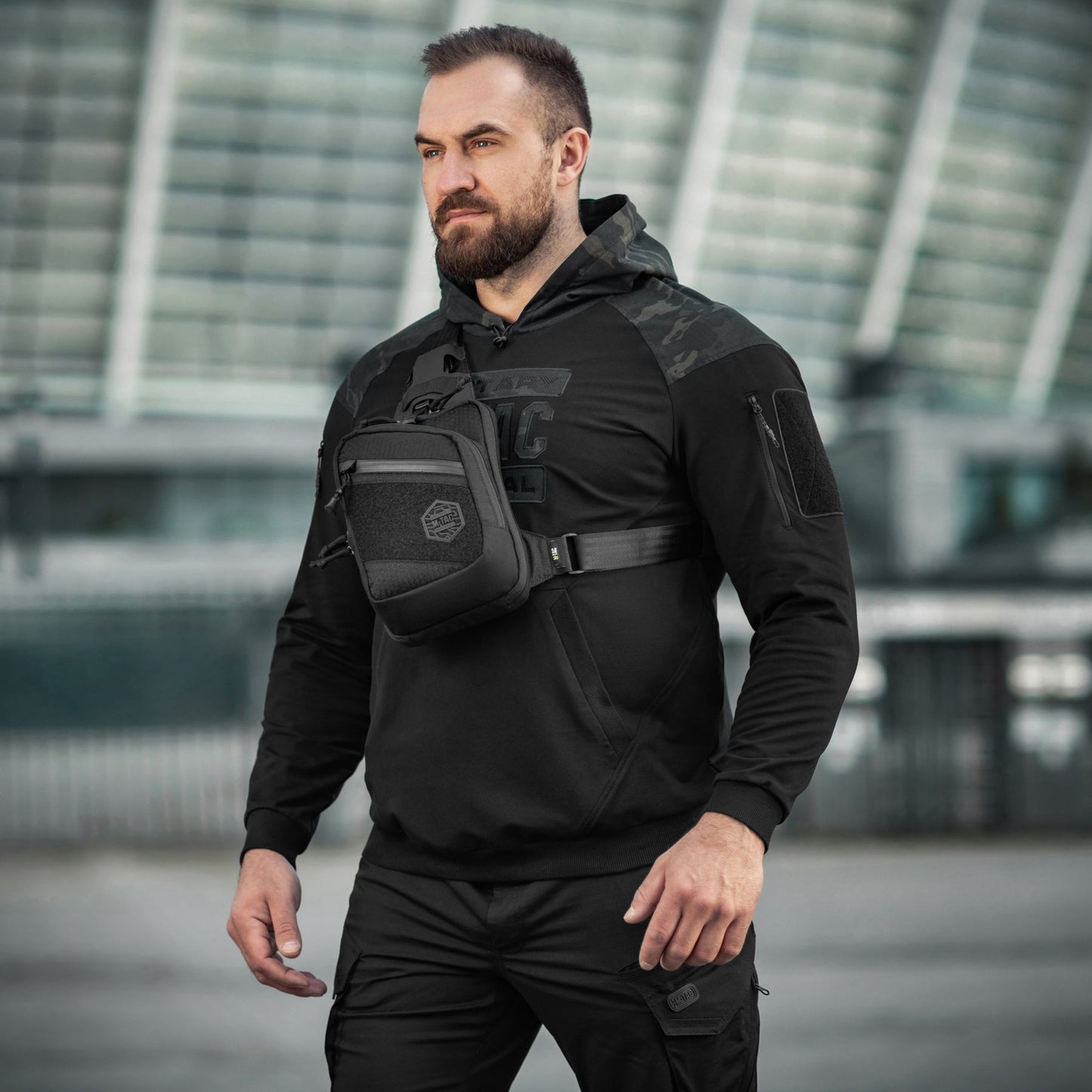 M-Tac Sling Pistol Bag Hex with Loop Panel