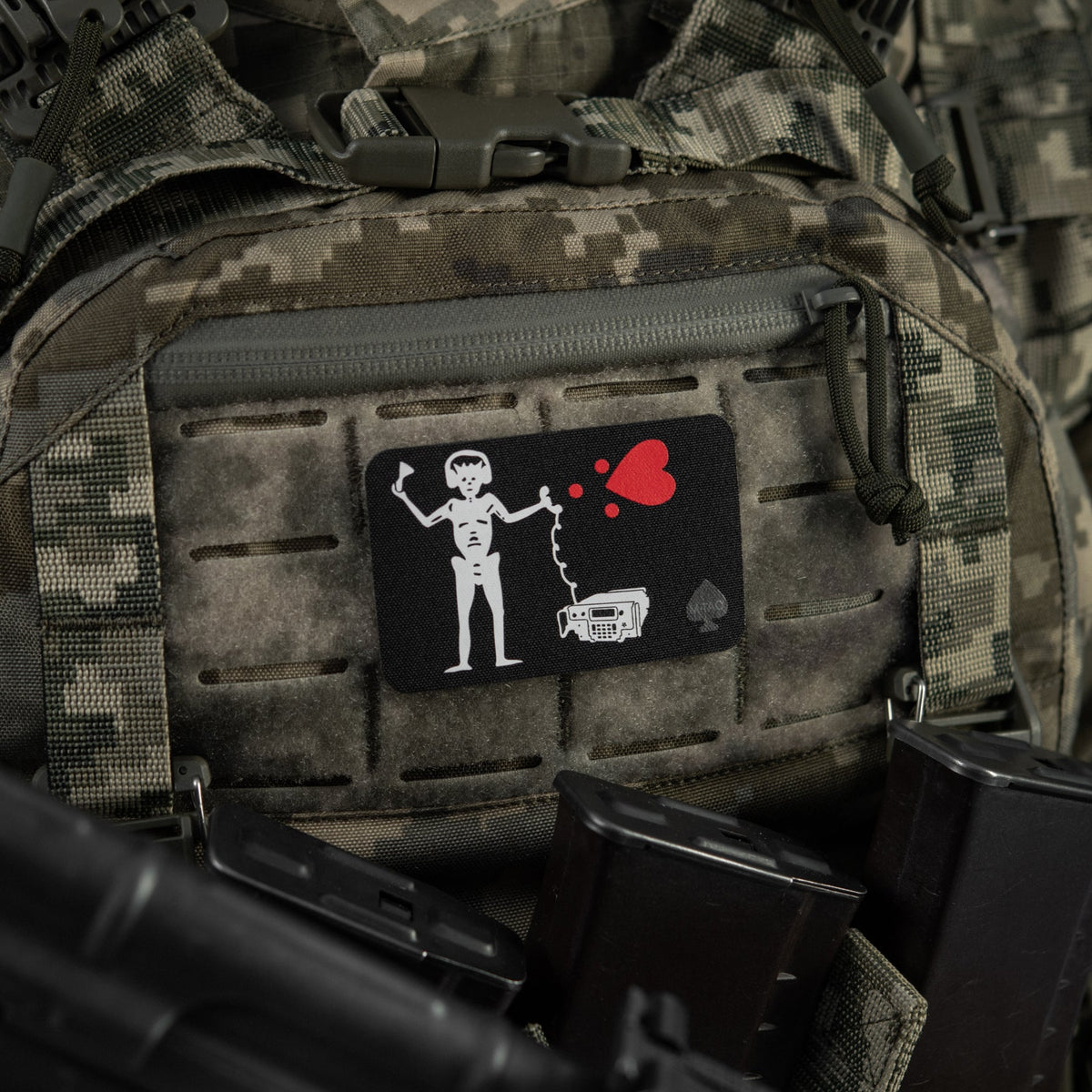M-Tac Patch Flag Black Beard