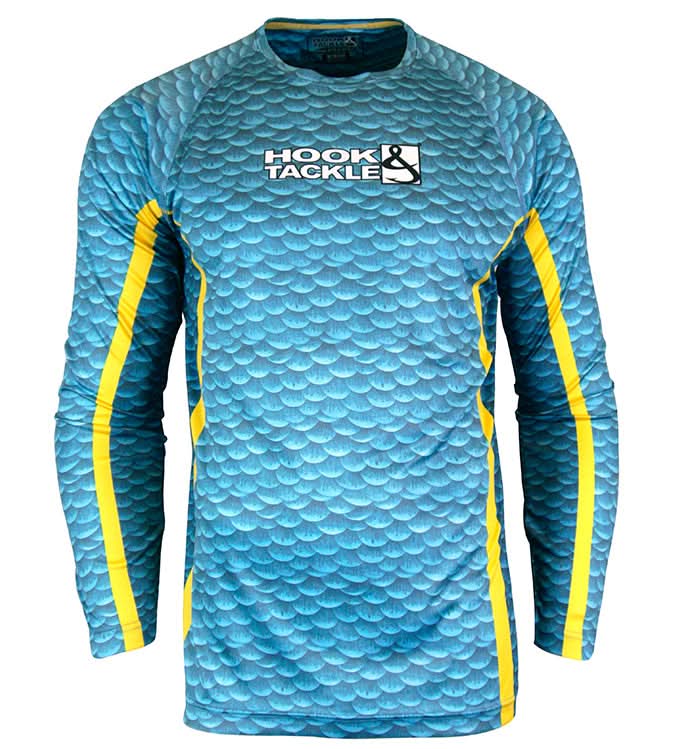 Men's Mahi Scales L/S UV Fishing Shirt