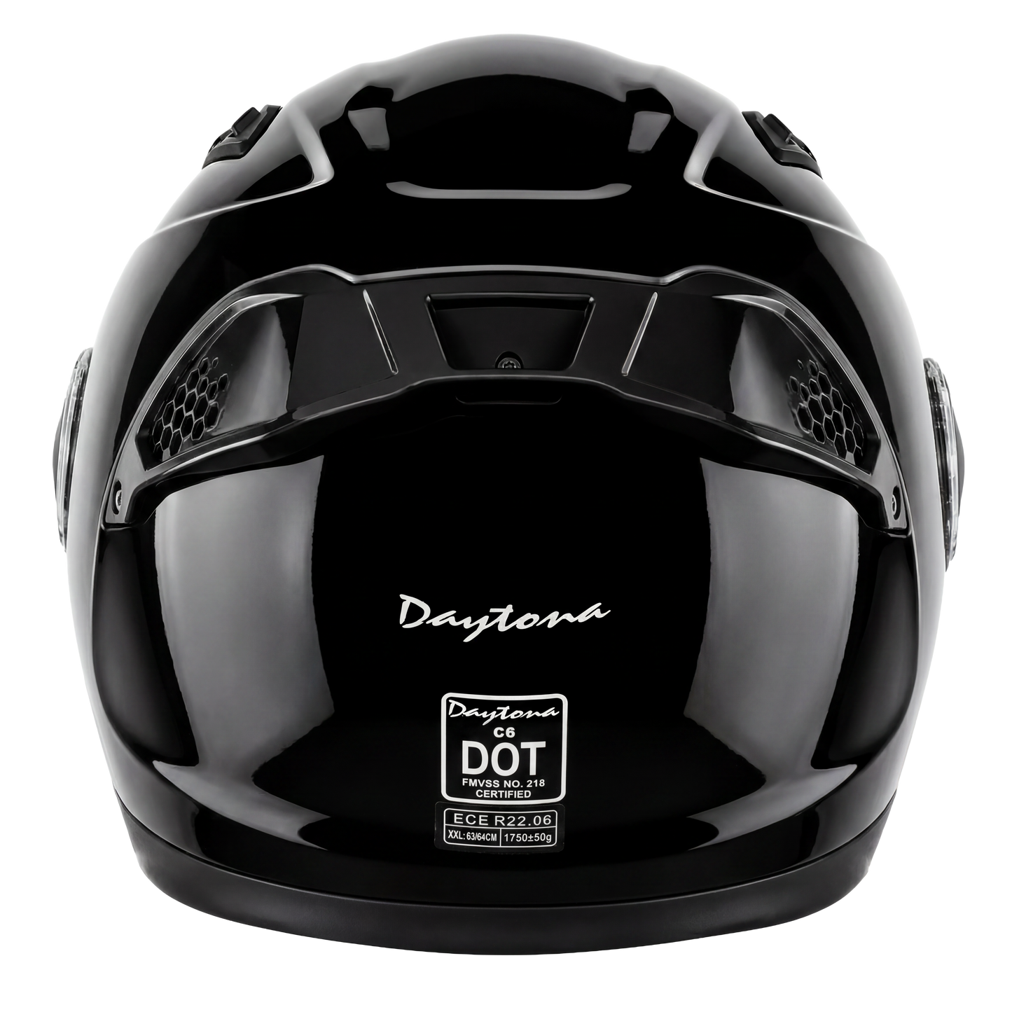 D.O.T. & ECE Daytona C6- Hi-Gloss Black